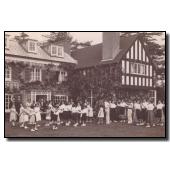 The children are rehearsing traditional Basque dances