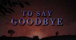 To Say Goodbye 2